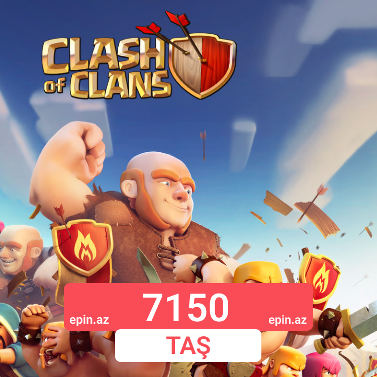 Clash Of Clans 7150 Taş