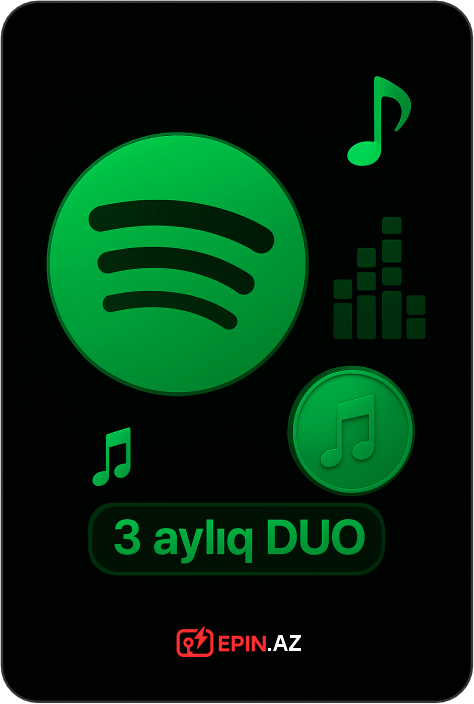 Spotify 3 aylıq - Duo