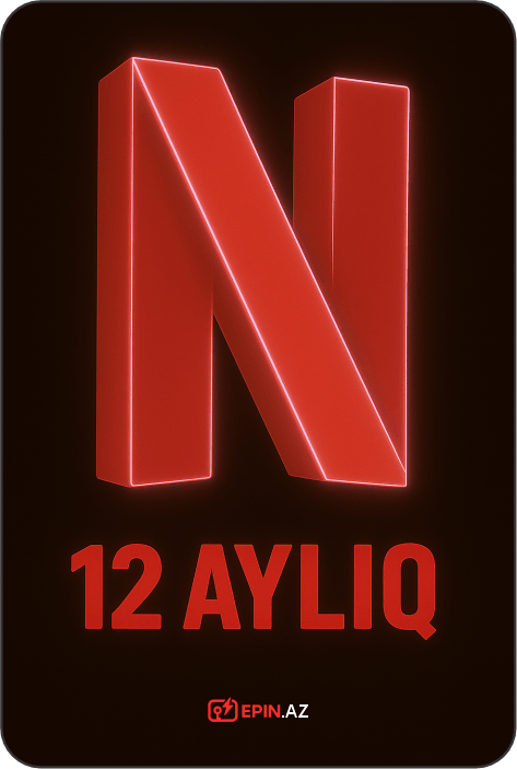 Netflix otaq 12 aylıq