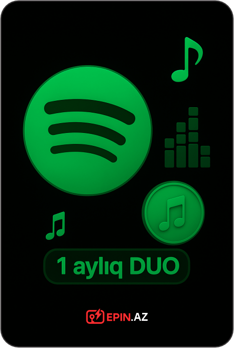Spotify 1 aylıq - Duo